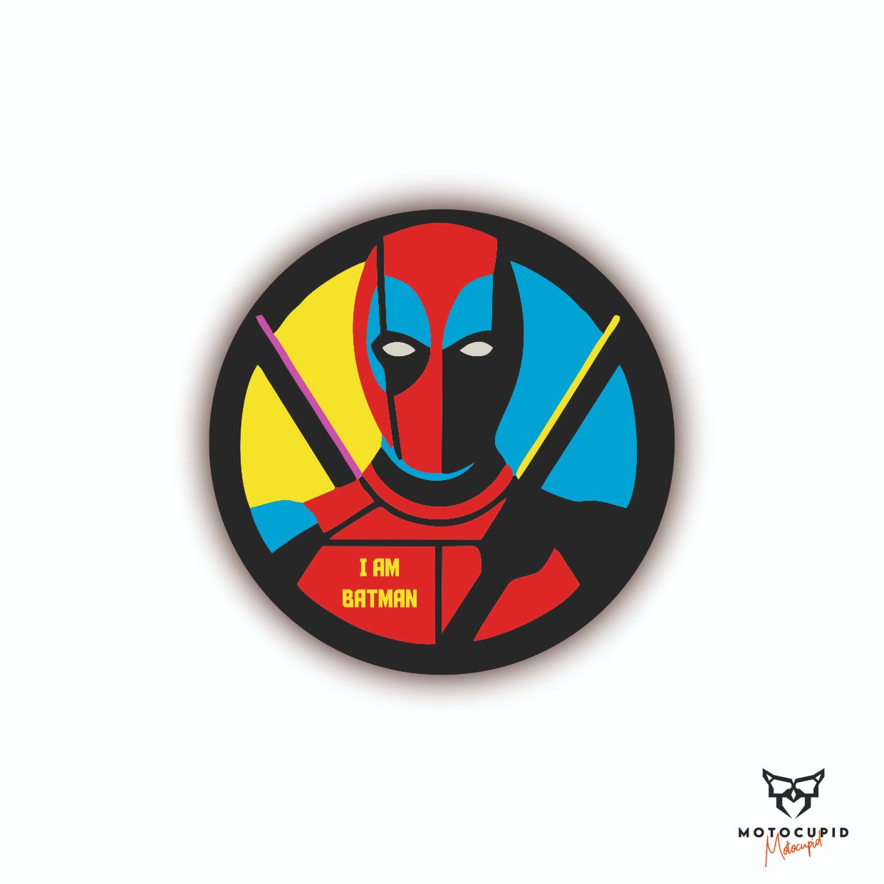 Deadpool I am Batman Sticker