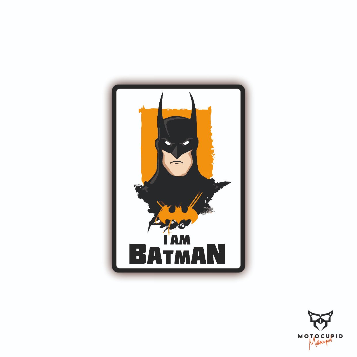 I am Batman Sticker - Motocupid