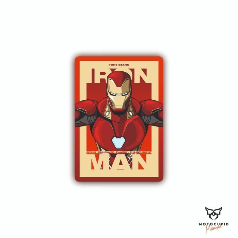 Iron Man Stickers Motocupid