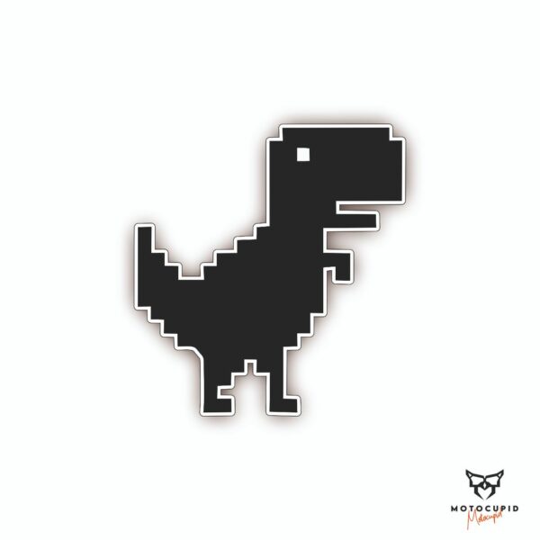 NO INTERNET Dinosaur Logo