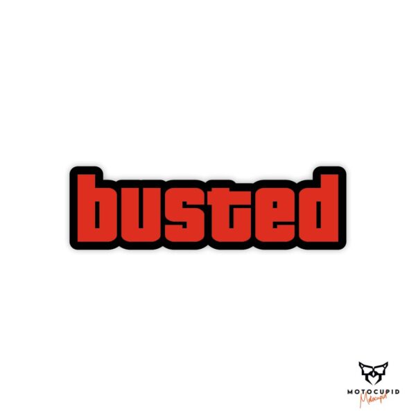 Busted GTA Sticker