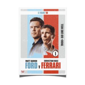 FORD vs FERRARI Poster