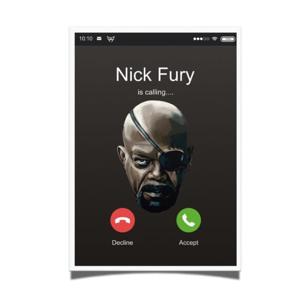 Nick Fury Calling Poster