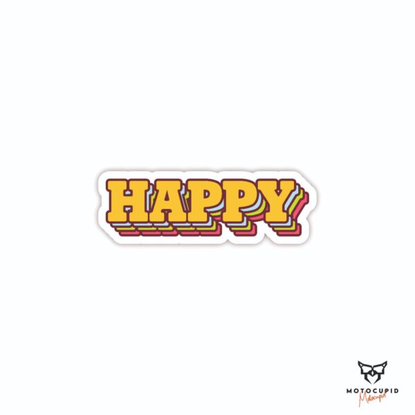 HAPPY Sticker