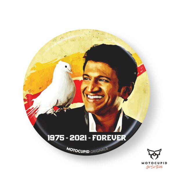 Appu 1975 - 2021 - Forever Pin Badge (Puneeth Rajkumar Lives On Pinbadge)