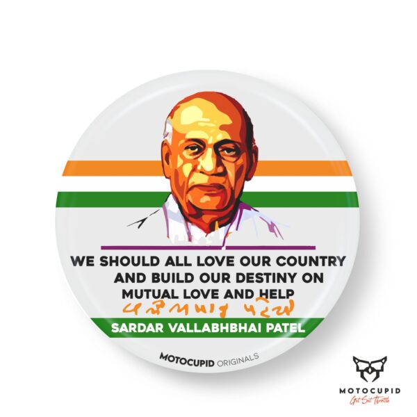 SARDAR Vallabhbhai Patel Pin Badges