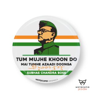 SUBHASH CHANDRA BOSE Pin Badges
