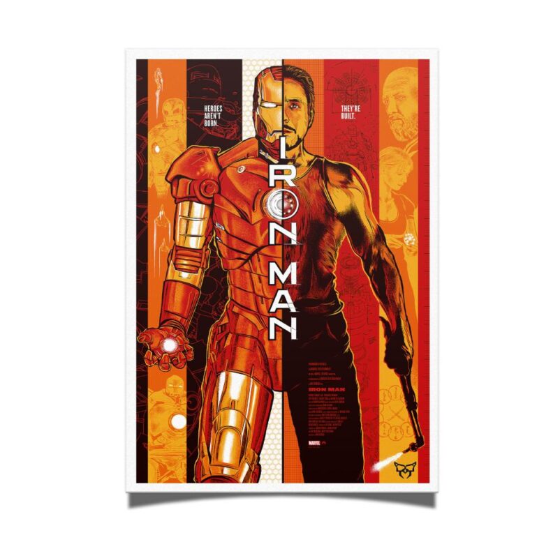 Iron Man Mark One A3 Poster - Motocupid